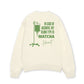 Áo Sweater Nỉ Hai Da Blood Type Is Matcha