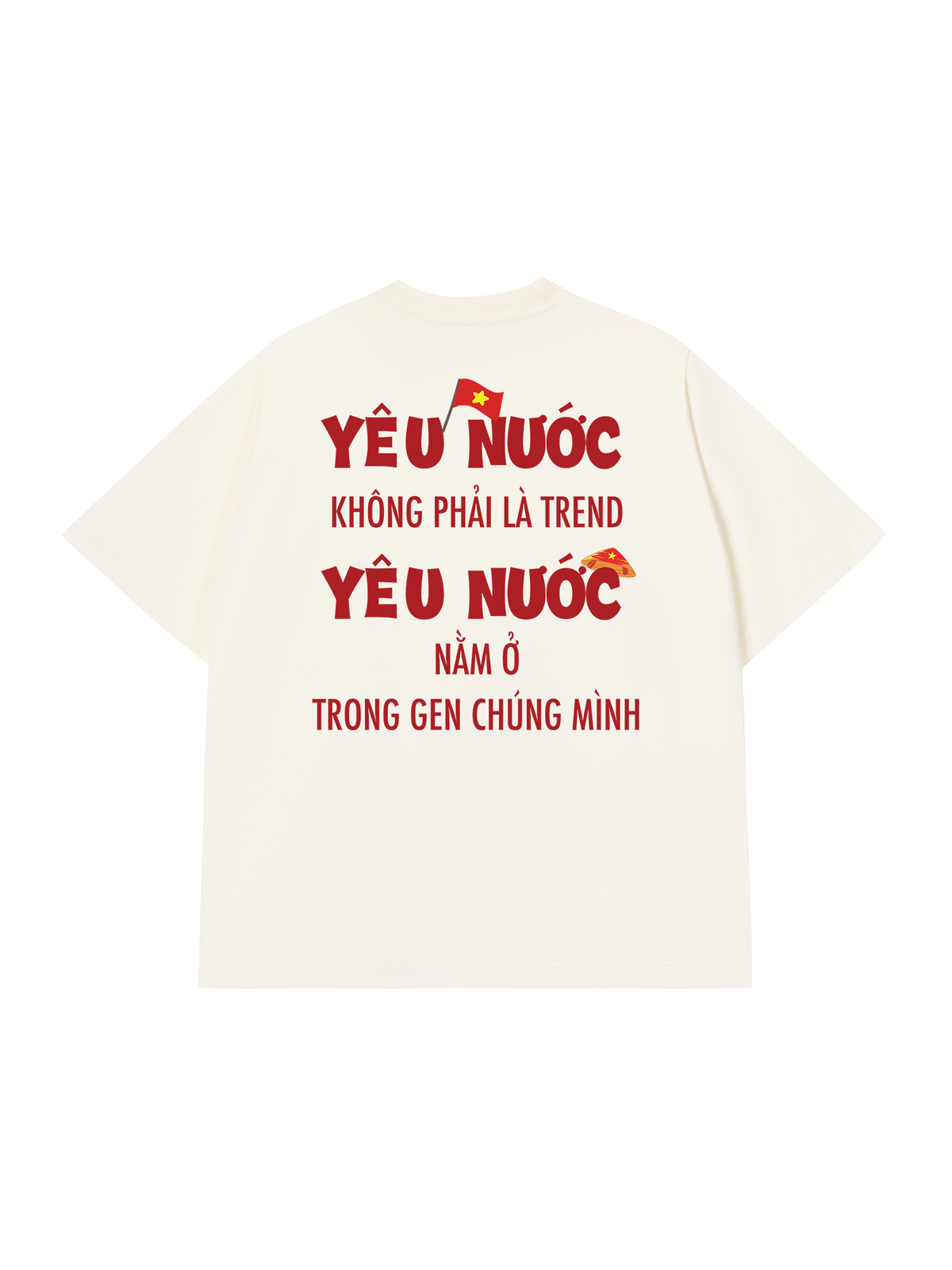 Áo Thun Relaxed Fit Yêu Nước Không Phải Là Trend