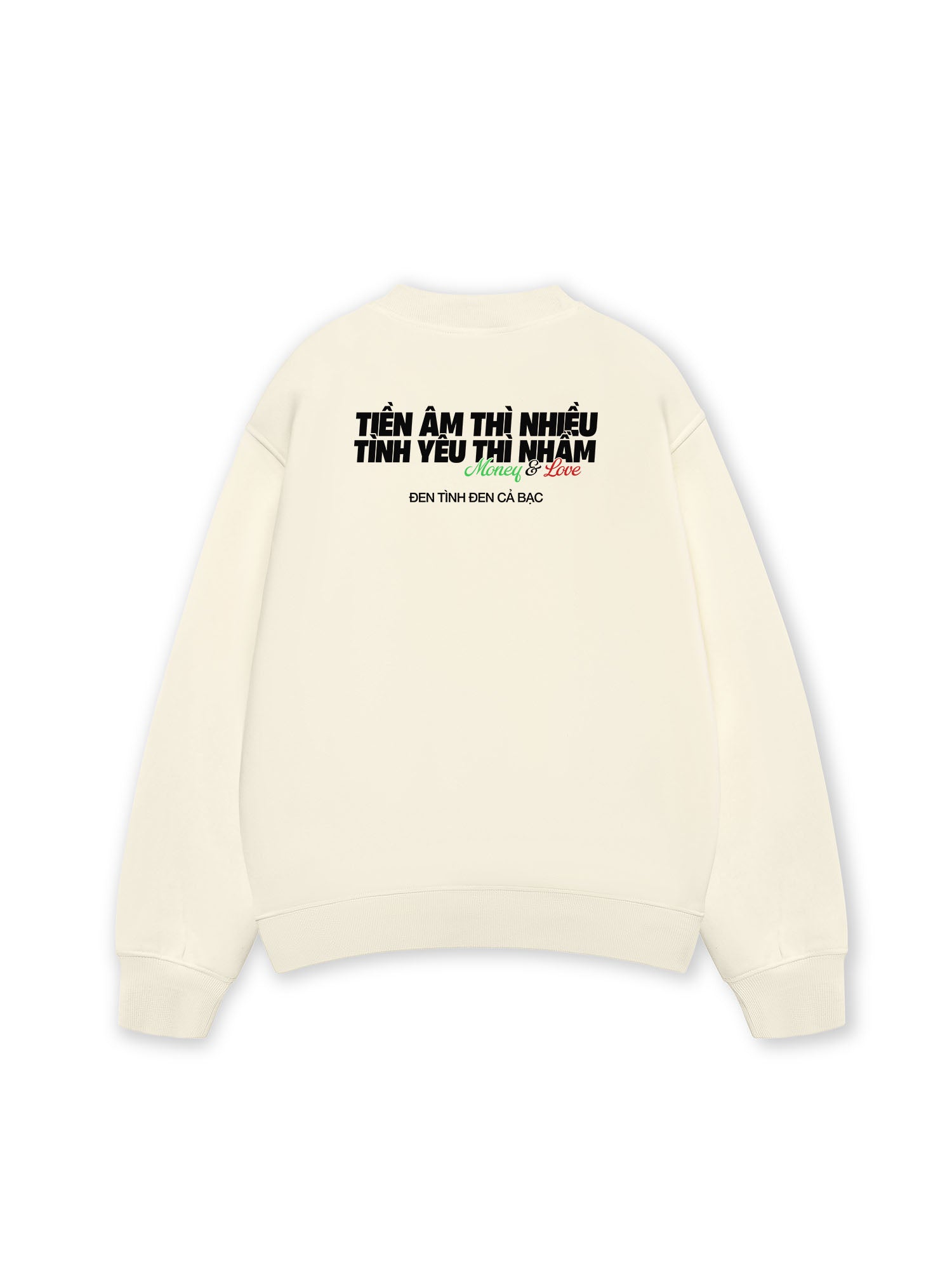 Áo Sweater Nỉ Hai Da Tiền Âm Và Tình Yêu