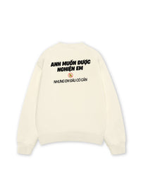 Áo Sweater Nỉ Hai Da Nghiện Em