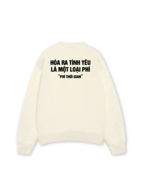 Áo Sweater Nỉ Hai Da Phí Thời Gian