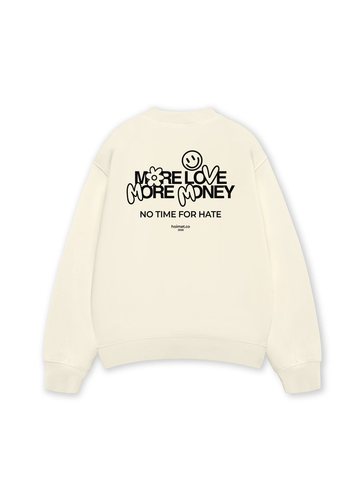 Áo Sweater Nỉ Hai Da More Love More Money
