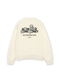 Áo Sweater Nỉ Hai Da More Love More Money