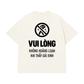 Áo Thun Relaxed Fit Vui Lòng Không Hoảng Loạn Khi Thấy Gái Xinh