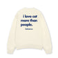 Áo Sweater Nỉ Hai Da I Love Cat