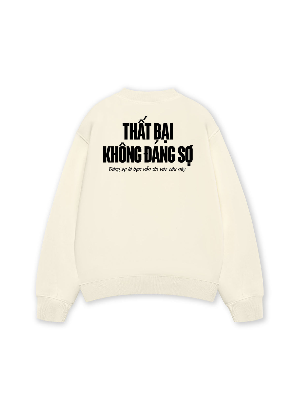 Áo Sweater Nỉ Hai Da Thất Bại Không Đáng Sợ