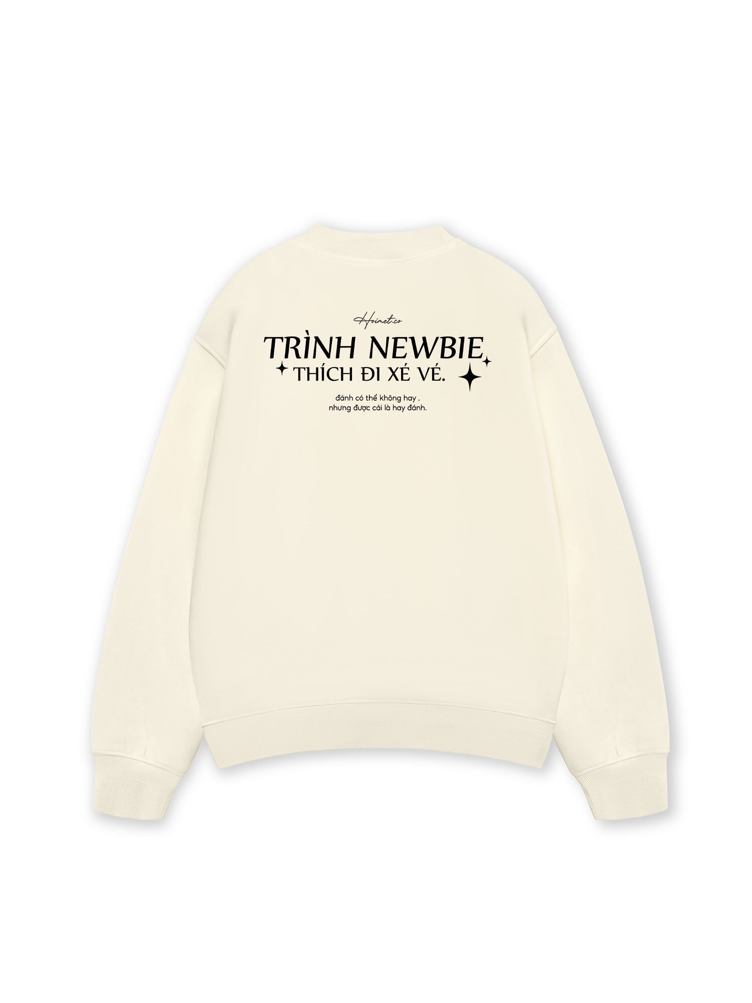 Áo Sweater Nỉ Hai Da Newbie