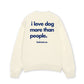 Áo Sweater Nỉ Hai Da I Love Dog