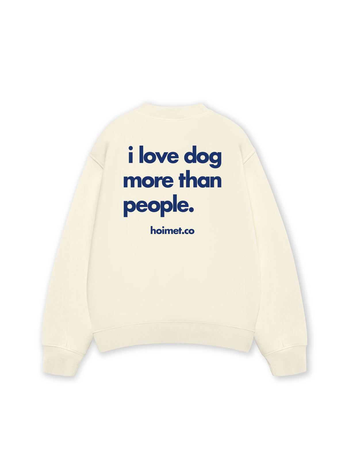 Áo Sweater Nỉ Hai Da I Love Dog