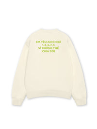 Áo Sweater Nỉ Hai Da Yêu Anh Như