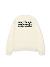 Áo Sweater Nỉ Hai Da Không Là Thứ Gì Của Anh Ấy