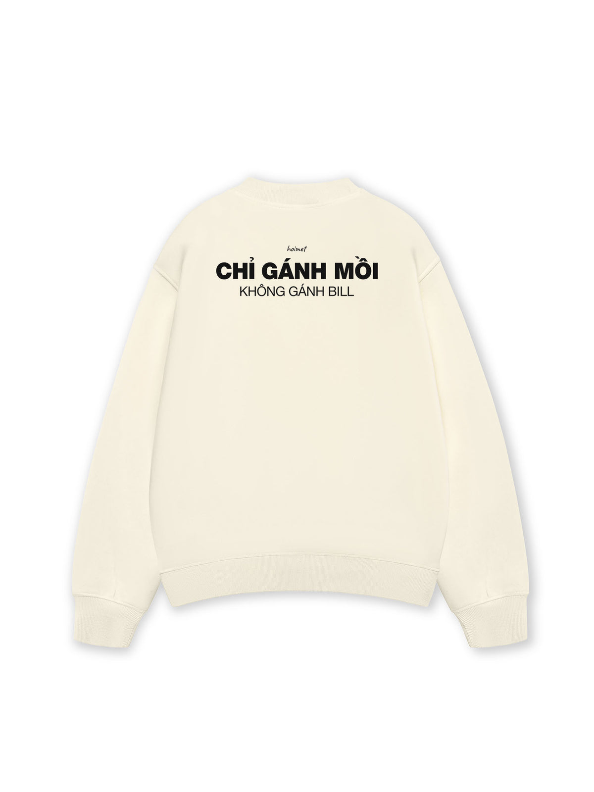 Áo Sweater Nỉ Hai Da Chỉ Gánh Mồi