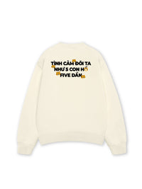 Áo Sweater Nỉ Hai Da Five Dần