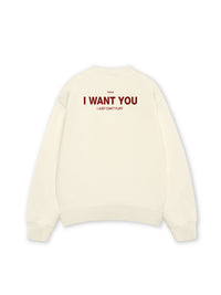 Áo Sweater Nỉ Hai Da I Want You