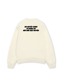 Áo Sweater Nỉ Hai Da Em Duyệt Cưng