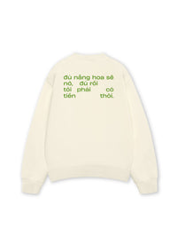 Áo Sweater Nỉ Hai Da Phải Có Tiền Thôi