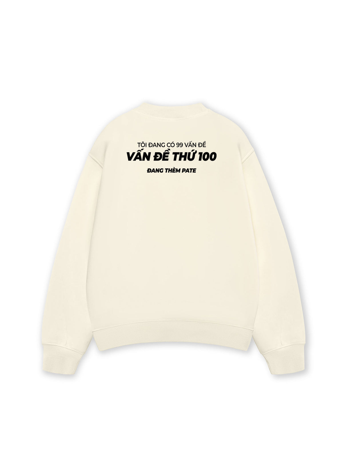 Áo Sweater Nỉ Hai Da Vấn Đề Thứ 100
