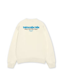 Áo Sweater Nỉ Hai Da Thích Kiếm Tiền