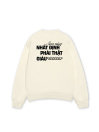 Áo Sweater Nỉ Hai Da Phải Thật Giàu
