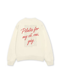 Áo Sweater Nỉ Hai Da Pilates For My Cổ Vai Gáy