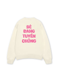 Áo Sweater Nỉ Hai Da Bé Đang Tuyển Chồng