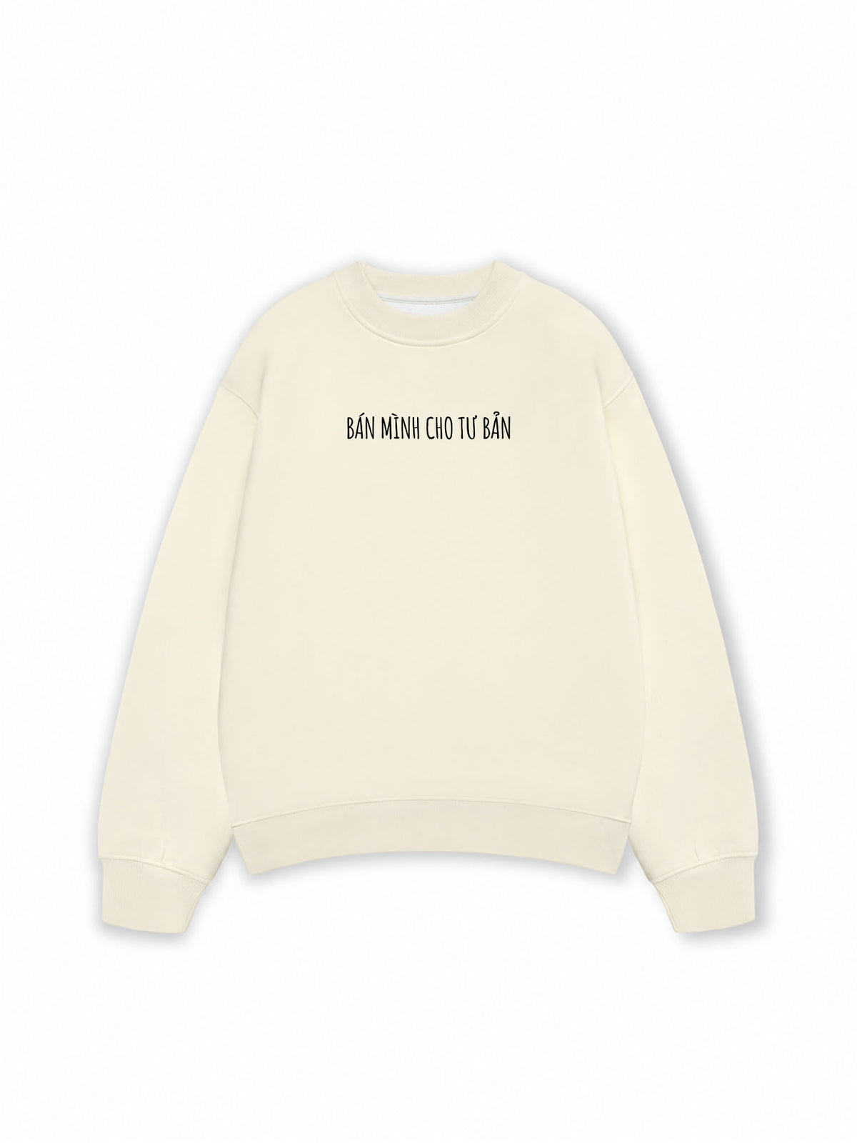 Áo Sweater Nỉ Hai Da Bán Mình Cho Tư Bản