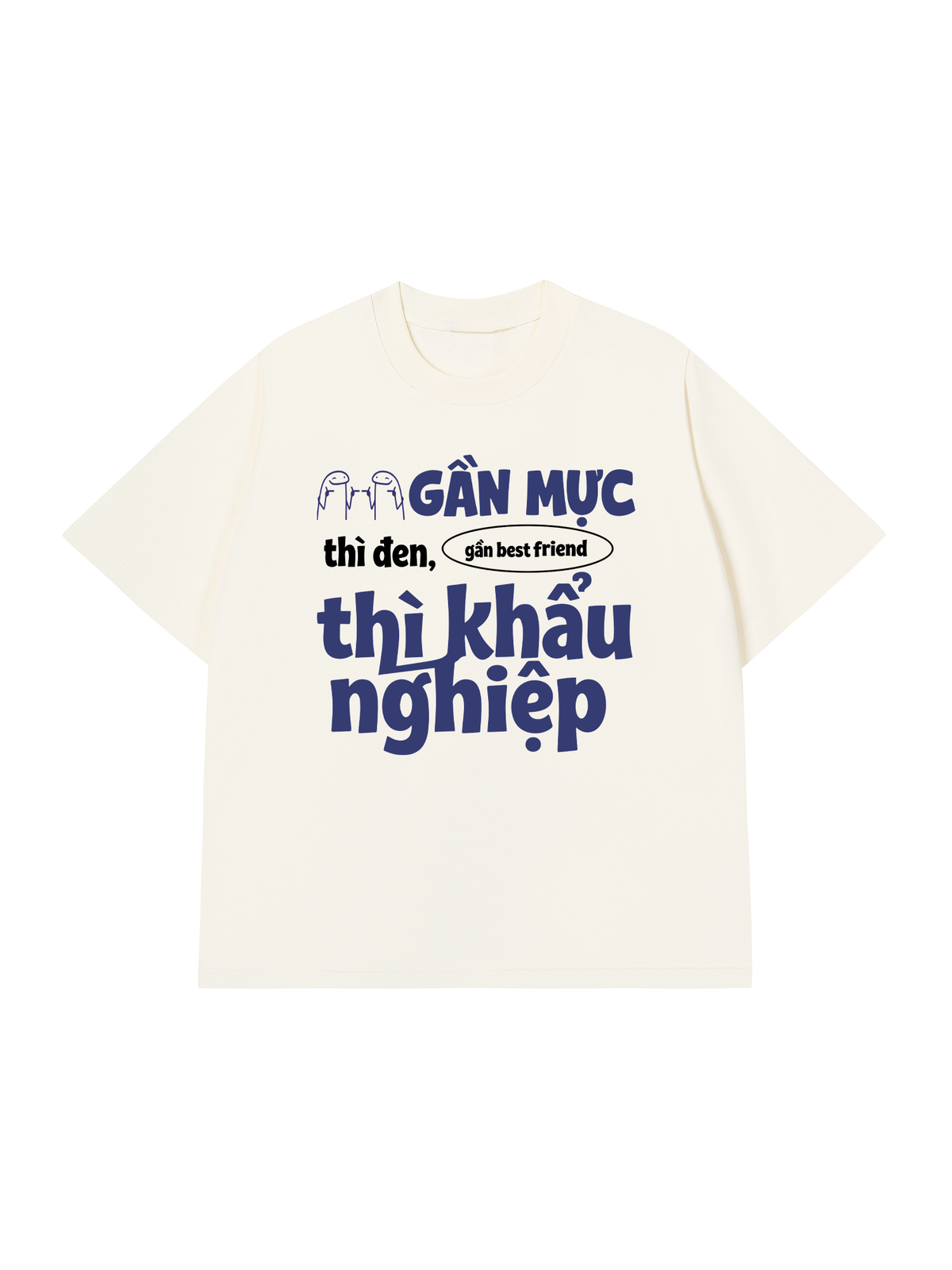 Áo Thun Relaxed Fit Gần Mực Thì Đen
