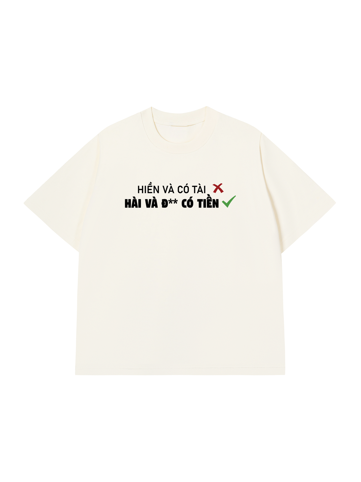 Áo Thun Relaxed Fit Hiền Và Có Tài