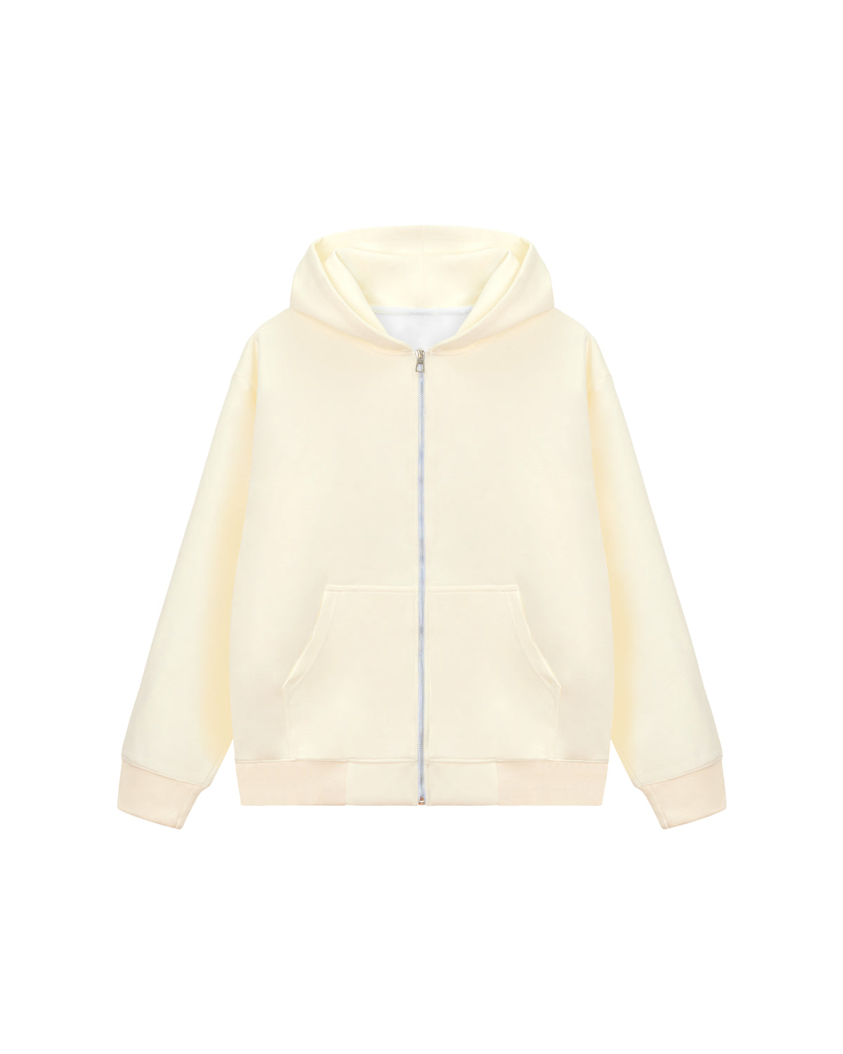 Áo Hoodie Zip Nỉ Hai Da Hơi Mệt Basic