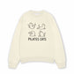 Áo Sweater Nỉ Hai Da Pilates Cat