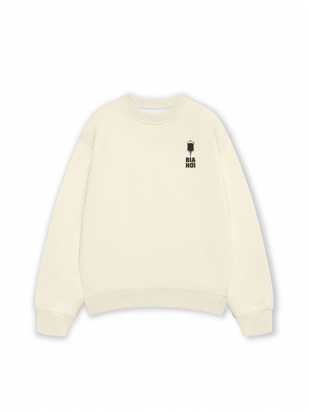 Áo Sweater Nỉ Hai Da Blood Type Is Bia Hơi