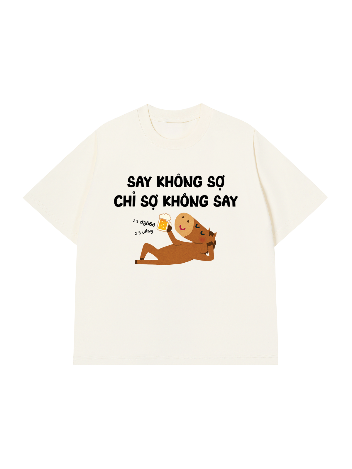 Áo Thun Relaxed Fit Say Không Sợ