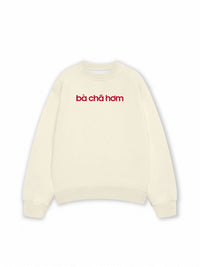 Áo Sweater Nỉ Hai Da Bà Chã Hơm