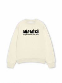 Áo Sweater Nỉ Hai Da Mập Mờ Cũ