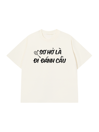 Áo Thun Relaxed Fit Sơ Hở Là Đi Đánh Cầu