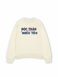 Áo Sweater Nỉ Hai Da Manifest Độc Thân Và Nhiều Tiền