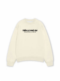 Áo Sweater Nỉ Hai Da Tiền Là Phù Du