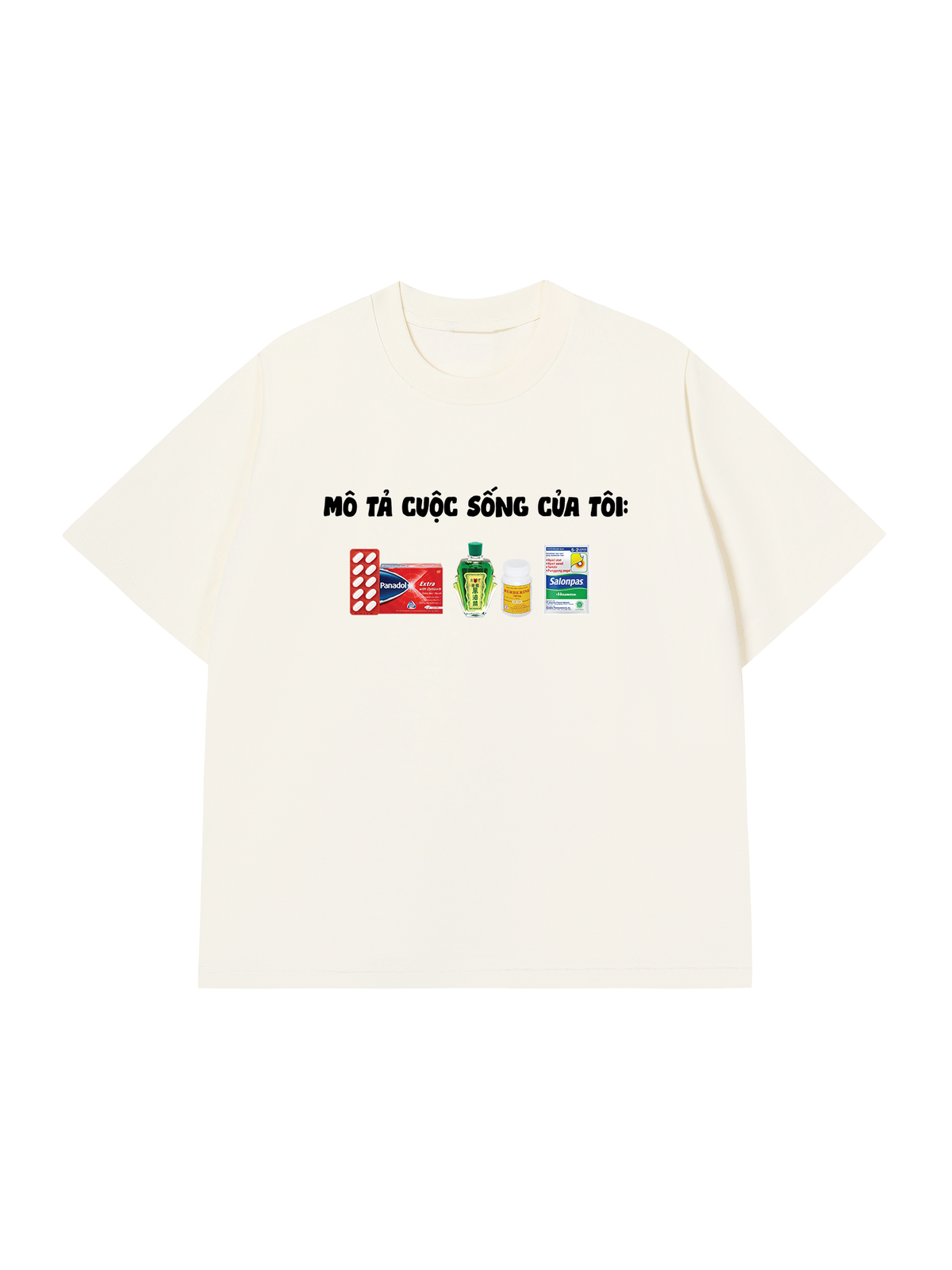 Áo Thun Relaxed Fit Mô Tả Cuộc Sống Của Tôi