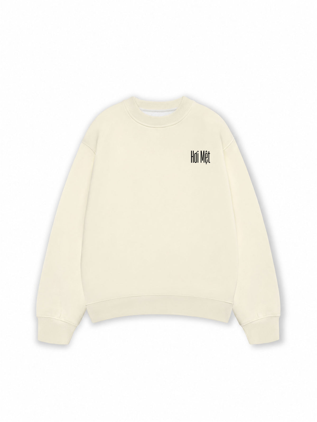 Áo Sweater Nỉ Hai Da Tôi Làm Việc Vất Vả