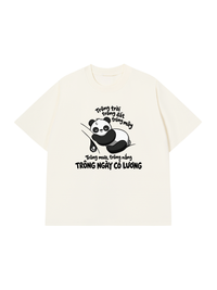 Áo Thun Relaxed Fit Trông Mưa Trông Nắng Trông Ngày Có Lương