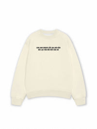 Áo Sweater Nỉ Hai Da Cho Anh Order Cốc Bia