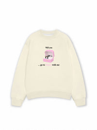 Áo Sweater Nỉ Hai Da Will You Pilates With Me