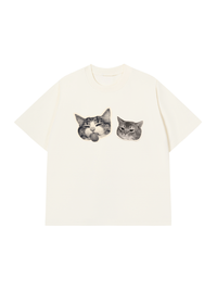 Áo Thun Relaxed Fit Meow