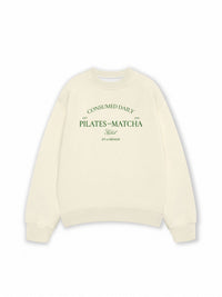 Áo Sweater Nỉ Hai Da Pilates And Matcha