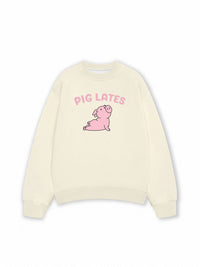 Áo Sweater Nỉ Hai Da Piglates