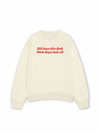 Áo Sweater Nỉ Hai Da Rối Loạn Tiền Đình