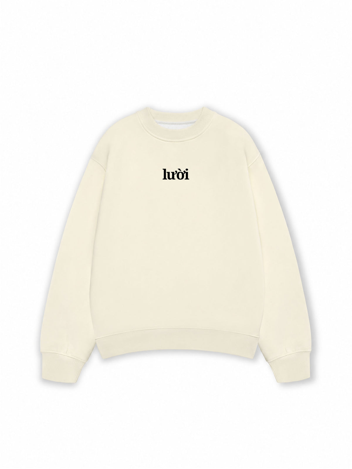 Áo Sweater Nỉ Hai Da Lười