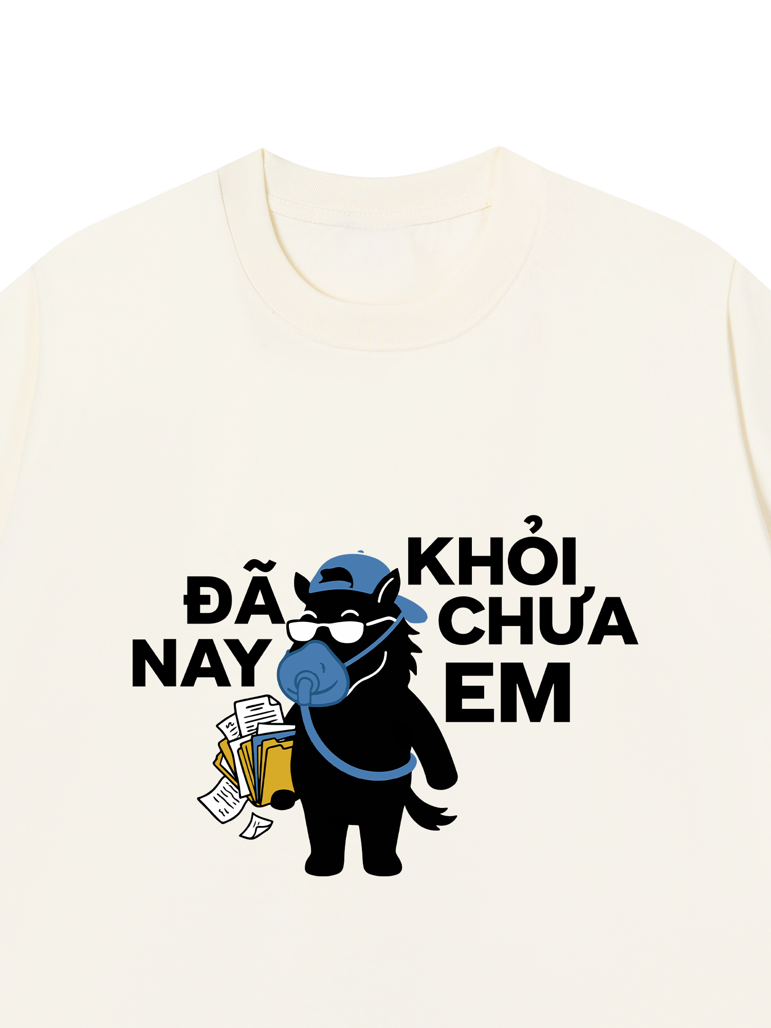 Áo Thun Relaxed Fit Khỏi Chưa Em