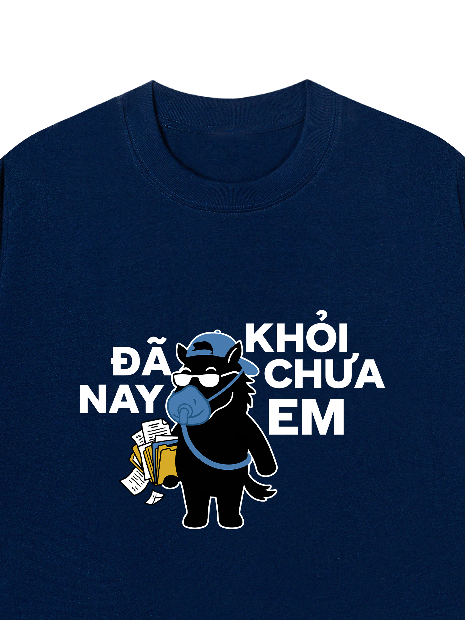 Áo Thun Relaxed Fit Khỏi Chưa Em
