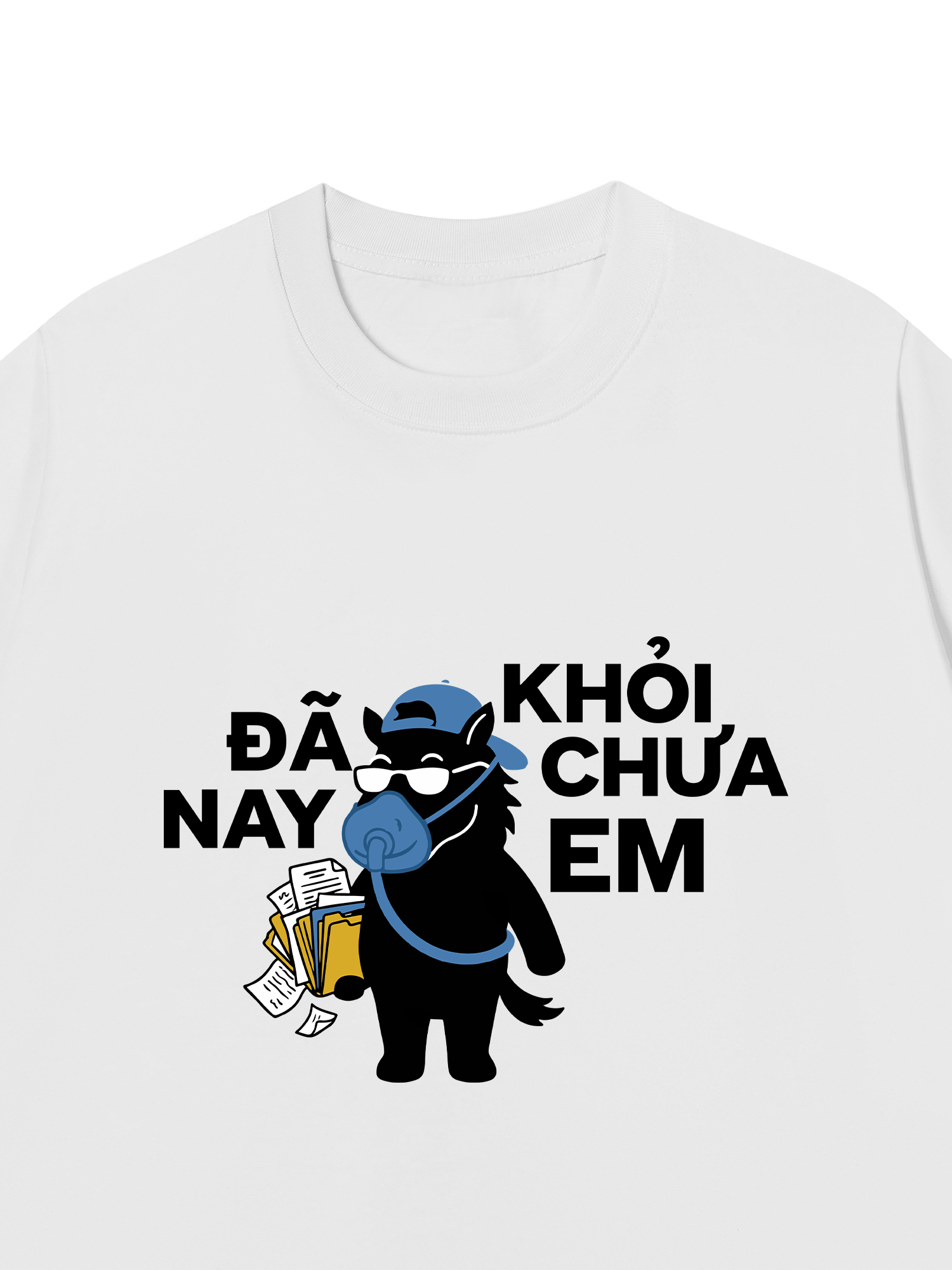 Áo Thun Relaxed Fit Khỏi Chưa Em